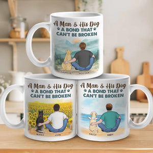 A Bond That Can't Be Broken - Dog Personalized Custom Mug - Gift For Pet Owners, Pet Lovers