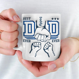 Our Bond Is Everlasting - Family Personalized Custom 3D Inflated Effect Printed Mug - Father's Day, Gift For Dad, Grandpa