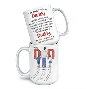 We Have A Long Way To Go - Family Personalized Custom Mug - Father's Day, Gift For Dad