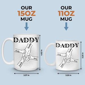 Thank You Dad For All The Patience You Have Shown Me - Family Personalized Custom Mug - Father's Day, Gift For Dad, Grandpa