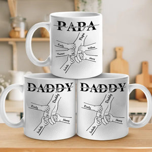 Thank You Dad For All The Patience You Have Shown Me - Family Personalized Custom Mug - Father's Day, Gift For Dad, Grandpa