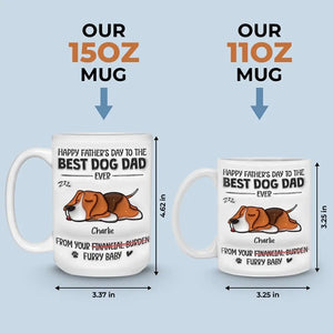 Time Spent With Dogs Is Never Enough - Dog Personalized Custom 3D Inflated Effect Printed Mug - Father's Day, Gift For Pet Owners, Pet Lovers