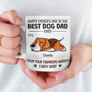 Time Spent With Dogs Is Never Enough - Dog Personalized Custom 3D Inflated Effect Printed Mug - Father's Day, Gift For Pet Owners, Pet Lovers