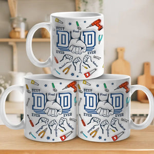 Fathers Just Have A Way Of Putting Everything Together - Family Personalized Custom 3D Inflated Effect Printed Mug - Father's Day, Gift For Dad, Grandpa