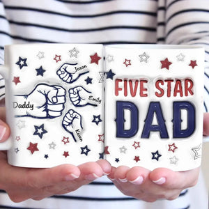 Being A Father Has Been The Pride Of My Life - Family Personalized Custom 3D Inflated Effect Printed Mug - Father's Day, Gift For Dad, Grandpa