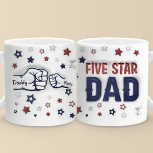 Being A Father Has Been The Pride Of My Life - Family Personalized Custom 3D Inflated Effect Printed Mug - Father's Day, Gift For Dad, Grandpa