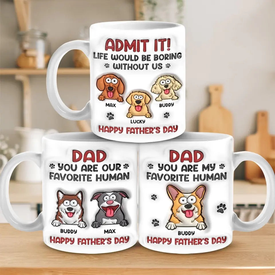 Every Dog Deserves A Loving Home - Dog Personalized Custom 3D Inflated Effect Printed Mug - Gift For Pet Owners, Pet Lovers
