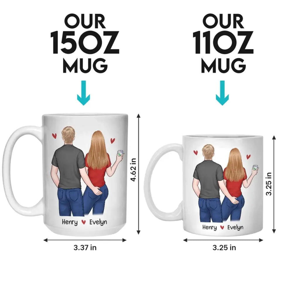 I Love Every Inch Of You - Couple Personalized Custom Mug - Gift For Husband Wife, Anniversary
