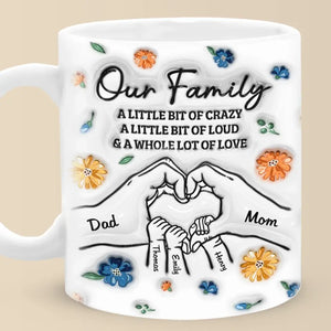 Always, Forever And No Matter What - Family Personalized Custom 3D Inflated Effect Printed Mug - Gift For Family Members