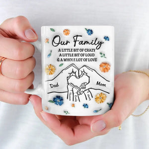 Always, Forever And No Matter What - Family Personalized Custom 3D Inflated Effect Printed Mug - Gift For Family Members