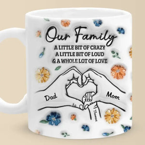 Always, Forever And No Matter What - Family Personalized Custom 3D Inflated Effect Printed Mug - Gift For Family Members