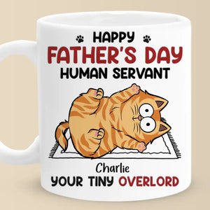 All You Need Is Love And A Cat - Cat Personalized Custom Mug - Father's Day, Gift For Pet Owners, Pet Lovers