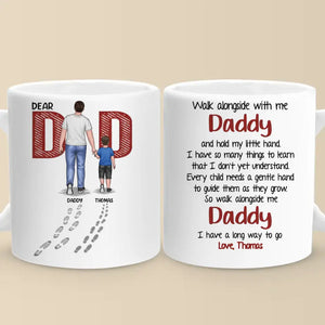 We Have A Long Way To Go - Family Personalized Custom Mug - Father's Day, Gift For Dad