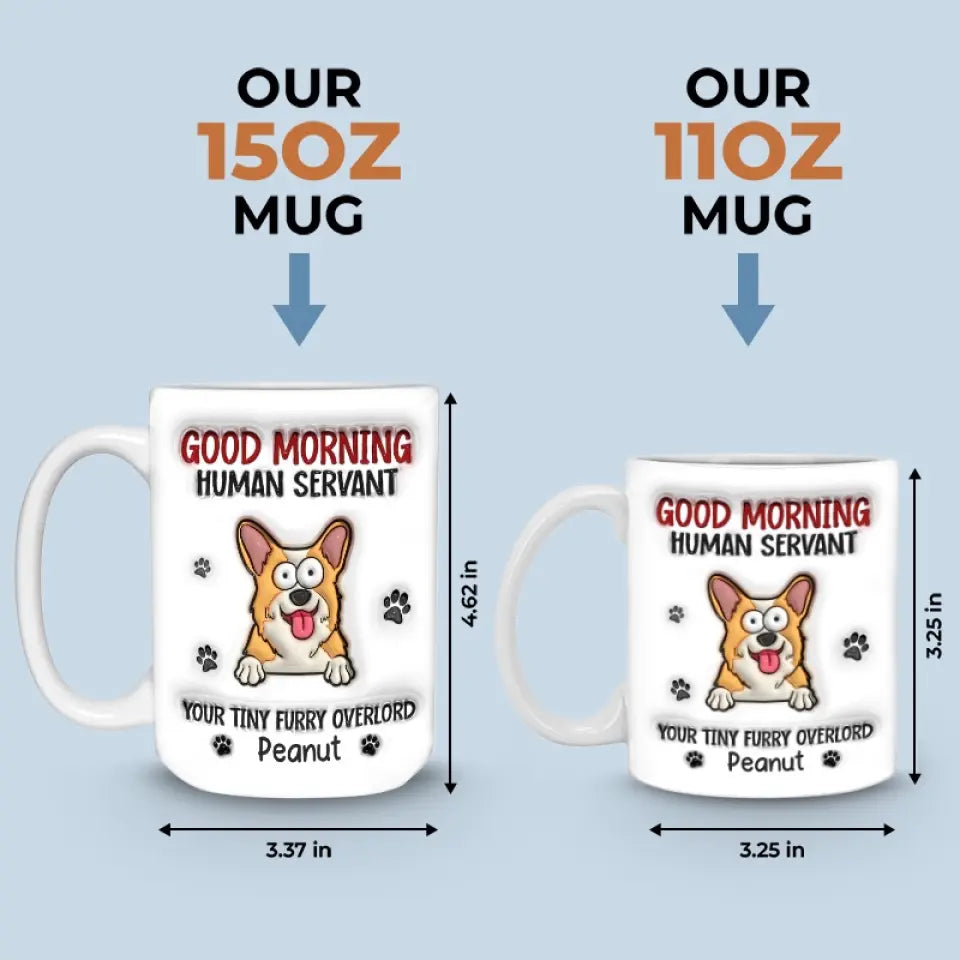 Life Is Better With A Furry Friend - Dog & Cat Personalized Custom 3D Inflated Effect Printed Mug - Gift For Pet Owners, Pet Lovers