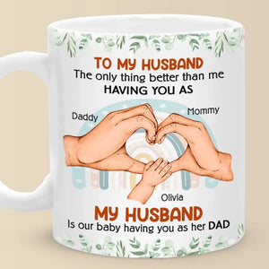 Thank You For Showing Your Love To Us - Couple Personalized Custom Mug - Gift For Husband Wife, Anniversary