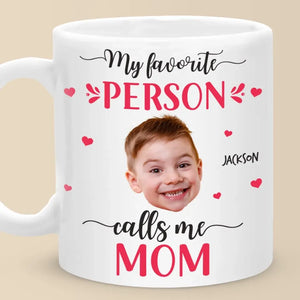 Custom Photo You Are My Favorite One - Family Personalized Custom Mug - Gift For Mom, Grandma