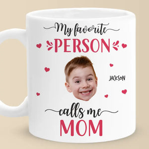 Custom Photo You Are My Favorite One - Family Personalized Custom Mug - Gift For Mom, Grandma