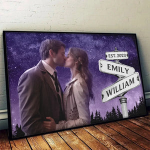 Custom Photo I Still Fall In Love With You Everyday - Couple Personalized Custom Horizontal Poster - Gift For Husband Wife, Anniversary