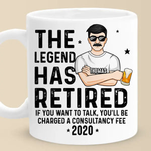 Retirement Is Wonderful - Personalized Custom Mug - Appreciation, Retirement Gift For Coworkers, Work Friends, Colleagues