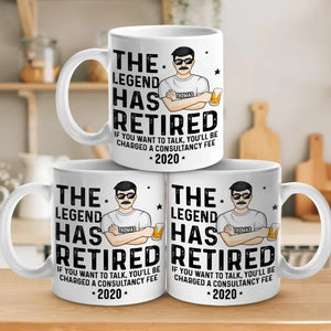 Retirement Is Wonderful - Personalized Custom Mug - Appreciation, Retirement Gift For Coworkers, Work Friends, Colleagues