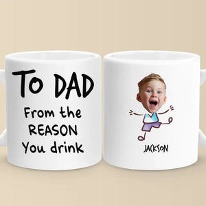 Custom Photo We Look Awesome - Family Personalized Custom Mug - Gift For Mom, Grandma, Dad, Grandpa