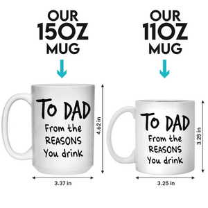 Custom Photo We Look Awesome - Family Personalized Custom Mug - Gift For Mom, Grandma, Dad, Grandpa