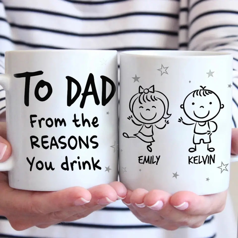 Family Is The Compass That Guides Us - Family Personalized Custom Mug - Gift For Family Members