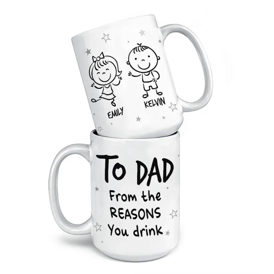 Family Is The Compass That Guides Us - Family Personalized Custom Mug - Gift For Family Members