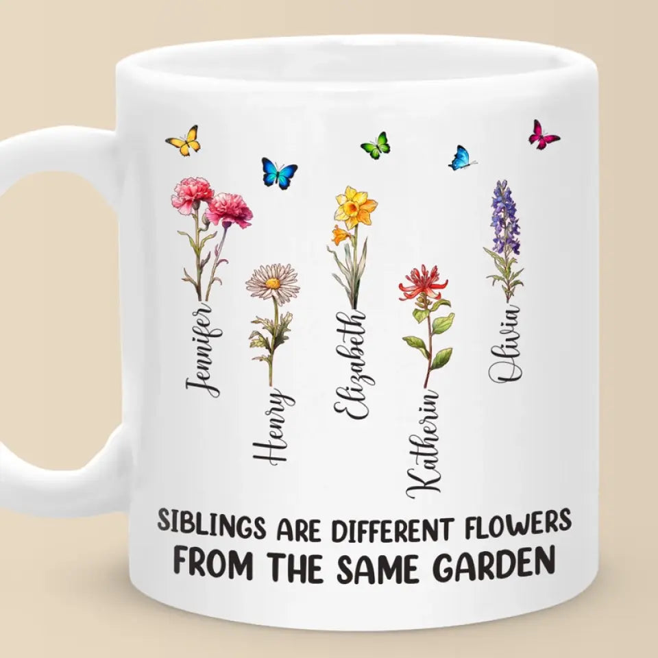 There's No Better Friend Than A Sister - Sister Personalized Custom Mug - Gift For Sisters, Siblings