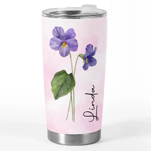 Let Your Soul Bloom - Bestie Personalized Custom Tumbler - Gift For Best Friends, BFF, Sisters