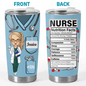 Nurses Are The Heart Of Healthcare - Nurse Personalized Custom Tumbler - Appreciation, Thank You Gift, Nurse Life