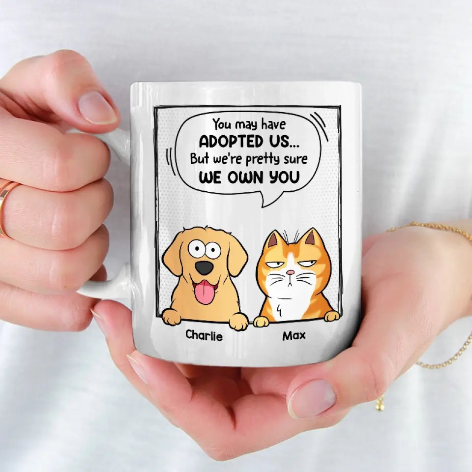 The Best Therapist Has Fur And Four Legs - Dog & Cat Personalized Custom Mug - Gift For Pet Owners, Pet Lovers