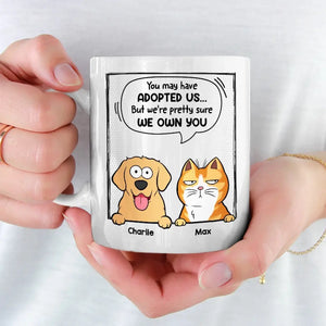 The Best Therapist Has Fur And Four Legs - Dog & Cat Personalized Custom Mug - Gift For Pet Owners, Pet Lovers