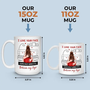 Loving You Is Like Breathing, It’s Effortless - Couple Personalized Custom Mug - Gift For Husband Wife, Anniversary