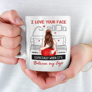 Loving You Is Like Breathing, It’s Effortless - Couple Personalized Custom Mug - Gift For Husband Wife, Anniversary