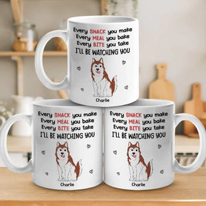 We Observe With Delight - Dog Personalized Custom Mug - Gift For Pet Owners, Pet Lovers