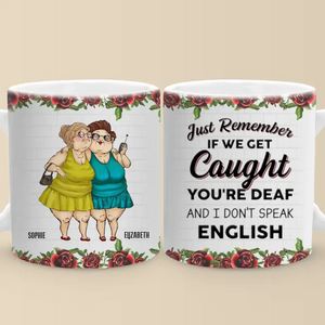 You'd Be The First Person I'd Call - Bestie Personalized Custom Mug - Gift For Best Friends, BFF, Sisters