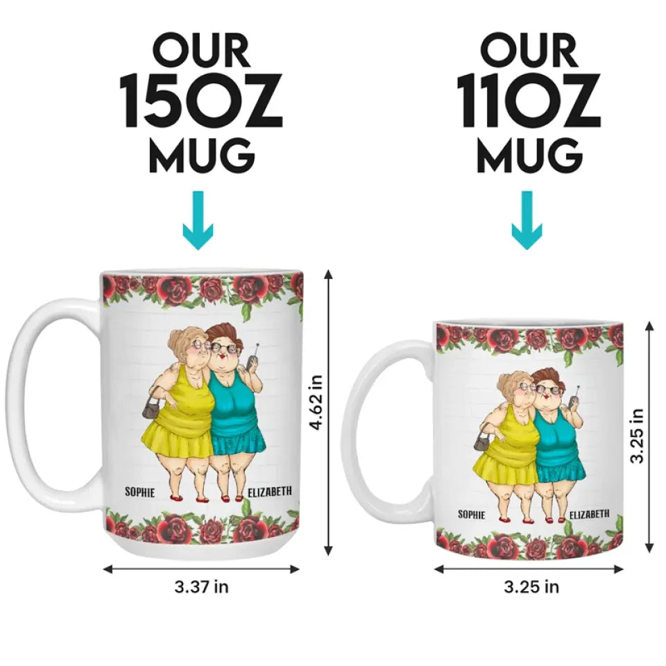 You'd Be The First Person I'd Call - Bestie Personalized Custom Mug - Gift For Best Friends, BFF, Sisters