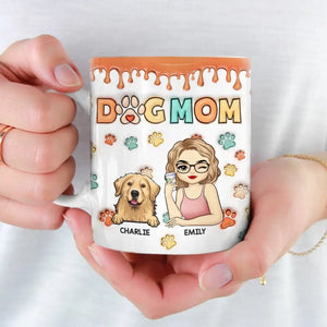 My Kids Have Paws - Dog & Cat Personalized Custom 3D Inflated Effect Printed Mug - Gift For Pet Owners, Pet Lovers