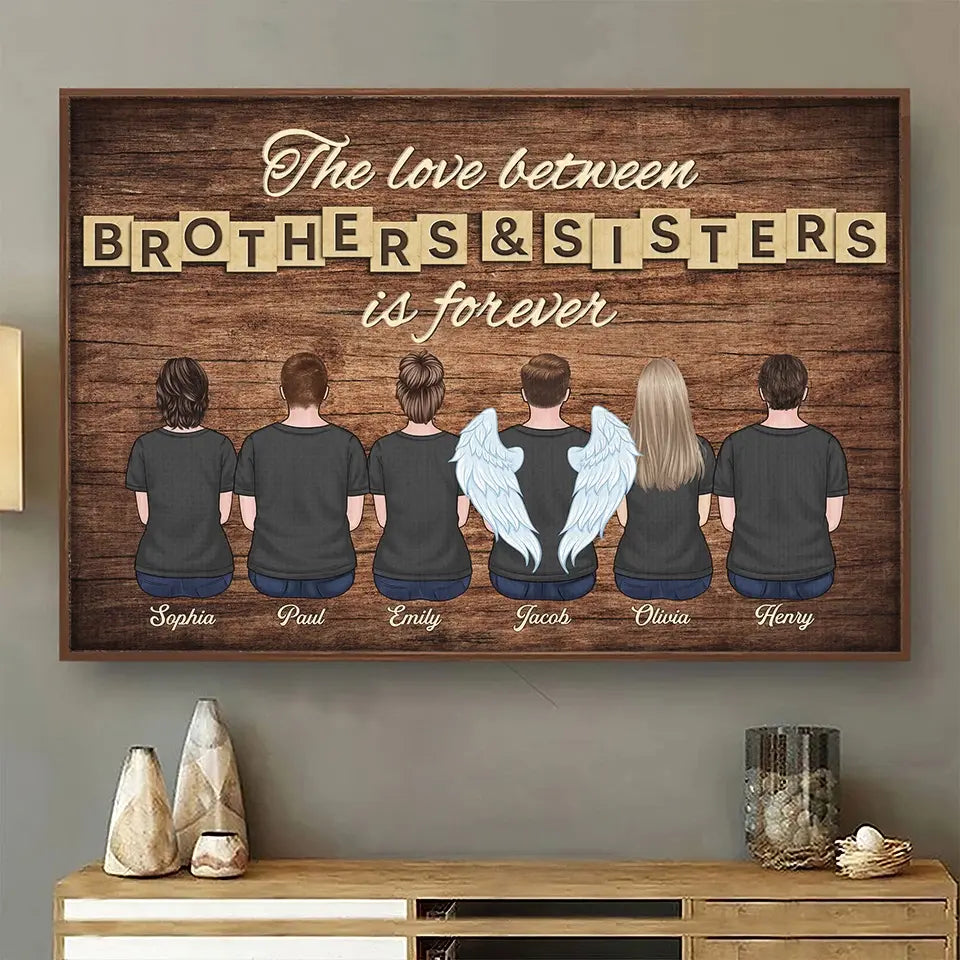 The Greatest Gift Our Parents Ever Gave Us Was Each Other - Family Personalized Custom Horizontal Poster - Gift For Family Members, Siblings, Brothers, Sisters