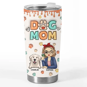 Fur, Love, And Cuddles - Dog & Cat Personalized Custom 3D Inflated Effect Printed Tumbler - Gift For Pet Owners, Pet Lovers