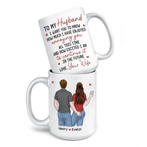 To Love Is To Burn, To Be On Fire - Couple Personalized Custom Mug - Gift For Husband Wife, Anniversary