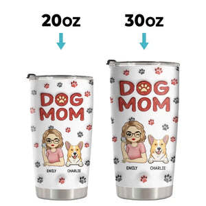 A Piece Of My Heart - Dog & Cat Personalized Custom 3D Inflated Effect Printed Tumbler - Gift For Pet Owners, Pet Lovers