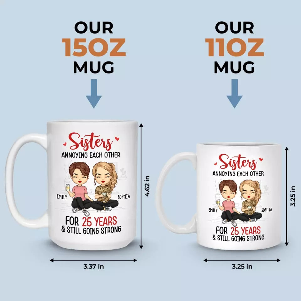 Most Invaluable Friends - Family Personalized Custom Mug - Gift For Siblings, Brothers, Sisters