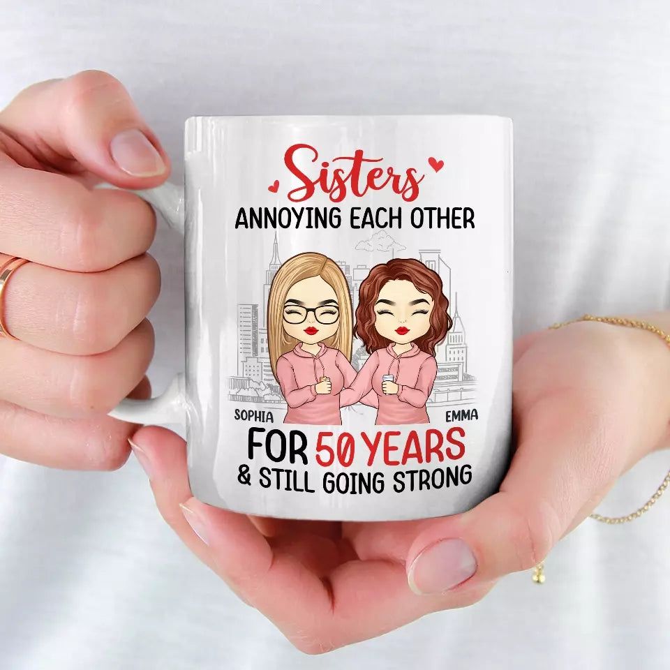 Siblings Are Like Branches Of A Tree - Family Personalized Custom Mug - Gift For Family Members, Siblings, Brothers, Sisters