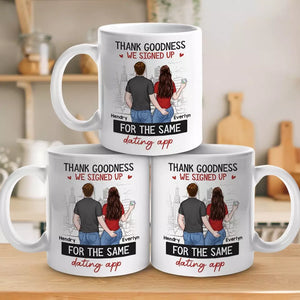 You're My Destiny - Couple Personalized Custom Mug - Gift For Husband Wife, Anniversary