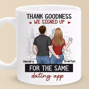 You're My Destiny - Couple Personalized Custom Mug - Gift For Husband Wife, Anniversary