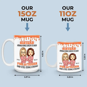 A Sibling Is Both Your Mirror And Your Opposite - Family Personalized Custom 3D Inflated Effect Printed Mug - Gift For Siblings, Brothers, Sisters