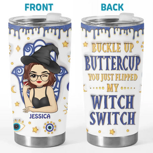 My Halloween Mode Is Activated - Personalized Custom 3D Inflated Effect Printed Tumbler - Halloween Gift For Witches, Yourself