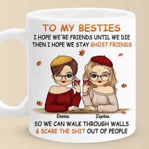 You're The Apple Of My Eye - Besties Personalized Custom Mug - Autumn Fall Gift For Best Friends, BFF, Sisters